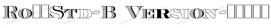 Ro羽衣Std-B Version字体转换